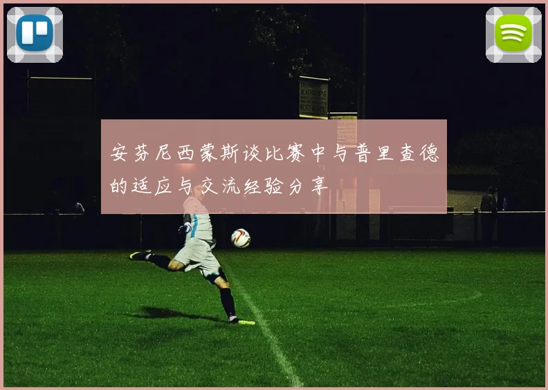 安芬尼西蒙斯谈比赛中与普里查德的适应与交流经验分享